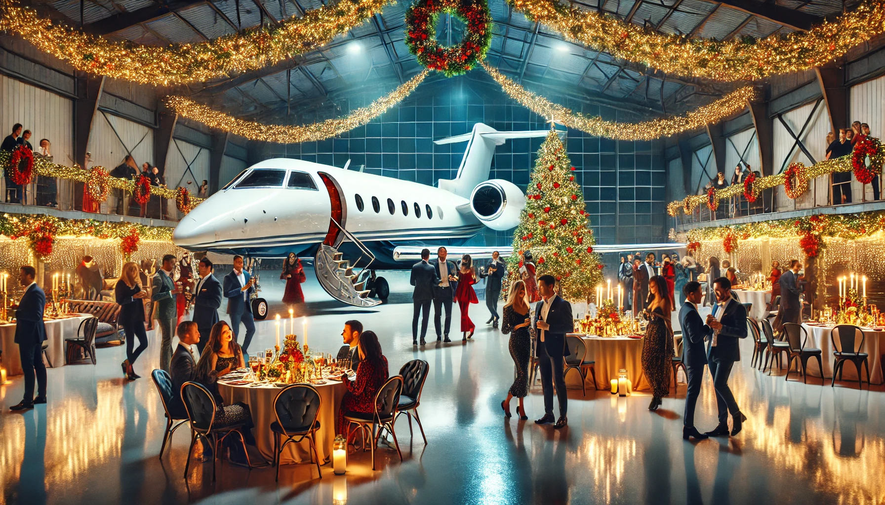 Host Your 2025 Scottsdale Corporate Holiday Party in a Stunning Hangar Venue!