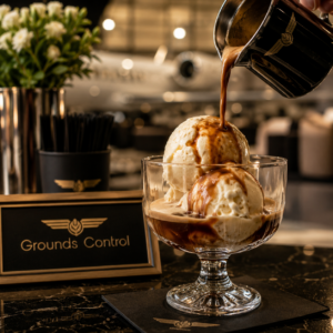 Affogato espresso dessert station for Scottsdale corporate party